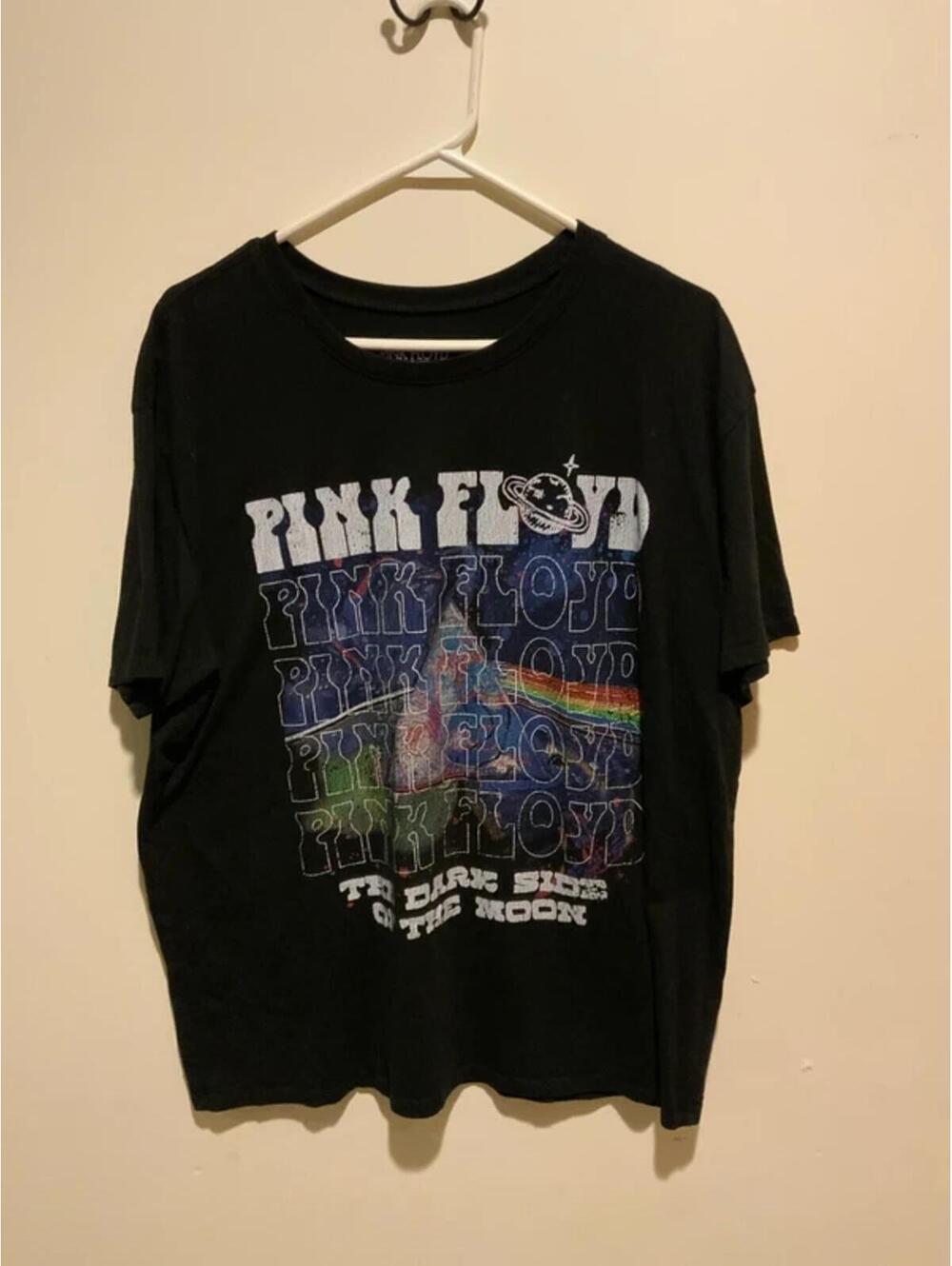 Pink Floyd dark side of the moon band promo xl black short sleeve